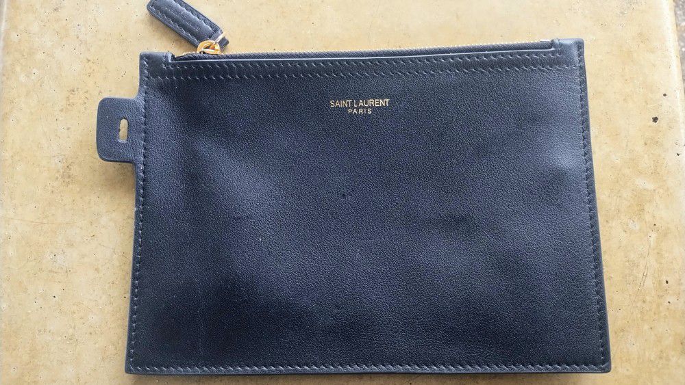 Authentic Saint Laurent Bag   Size Approx 6" X 8" Good Condition