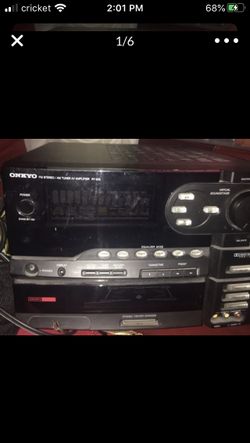 Onkyo compact stereo with surround sound