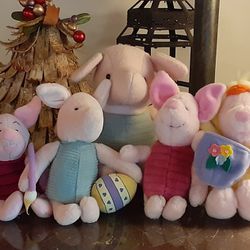 lot of Disney's Piglet stuffed animals