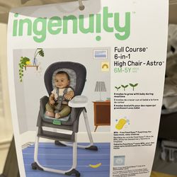 Ingenuity Full Course 6-in-1 High Chair - Astro
