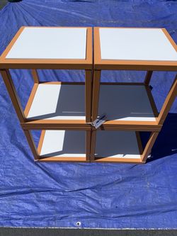 Stackable cube set of 4 Brand New!!! 16” x 16” x 16”