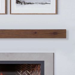 Dakota Wood Shelf in Warm Walnut - 3" Height