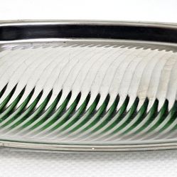 Vintage Yamazaki Stainless Steel Serving Tray Platter