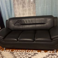 Small Blk Sofa