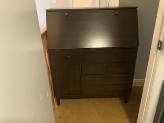 Walnut Armoire Desk