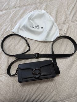 Coach black tabby bag