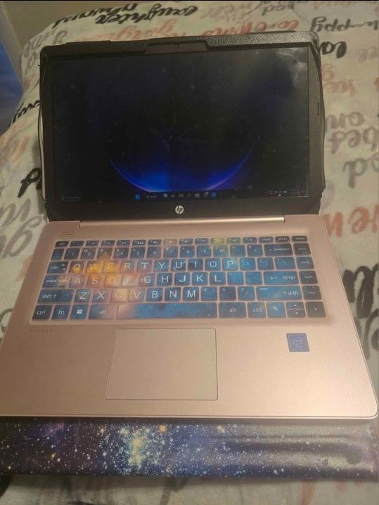 Hp Laptop With Case And Screen Protector
