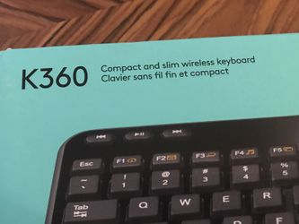 Logitech wireless keyboard