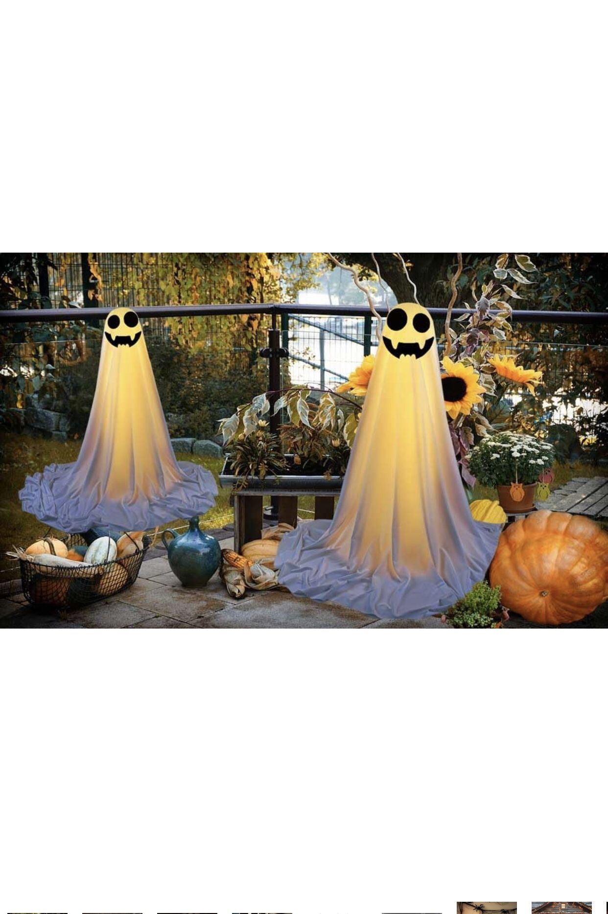 Halloween 2Pcs Ghost Decor,Halloween Decorations