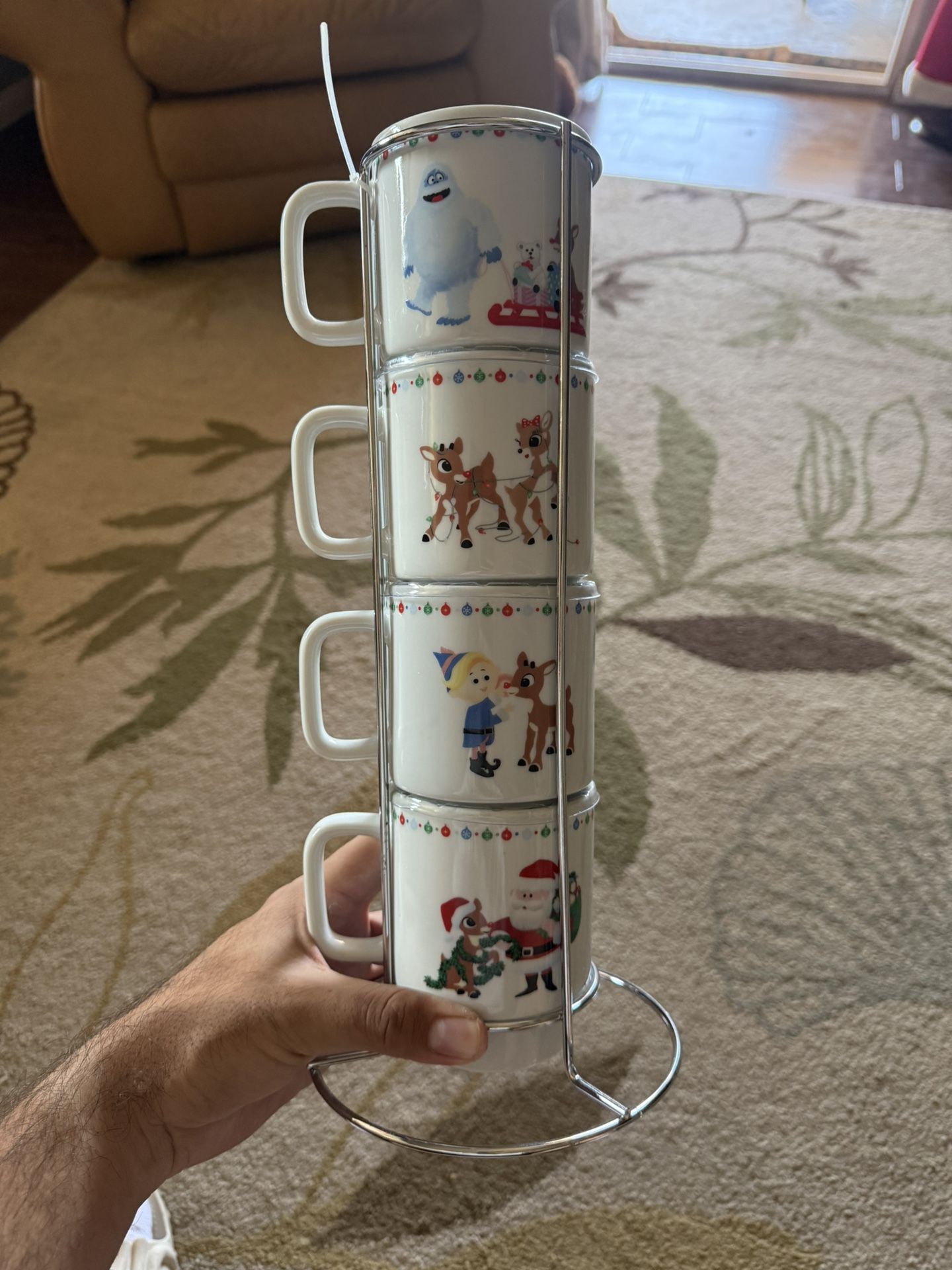 Christmas Mug Set Of 4 New 
