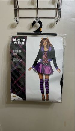 Spirit Halloween Monster High Clawdeen Wolf Costume Adult Size Small (4-6)