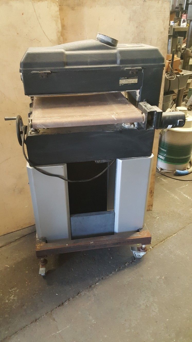 Delta X5 18x36" Drum Sander Model 31260X On Casters for Sale in Los
