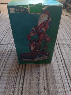 Musical Bicycle Santa Claus