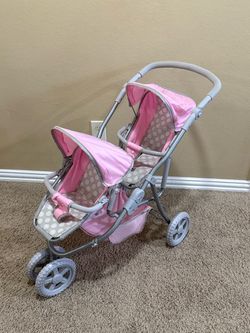 Toy Double Stroller