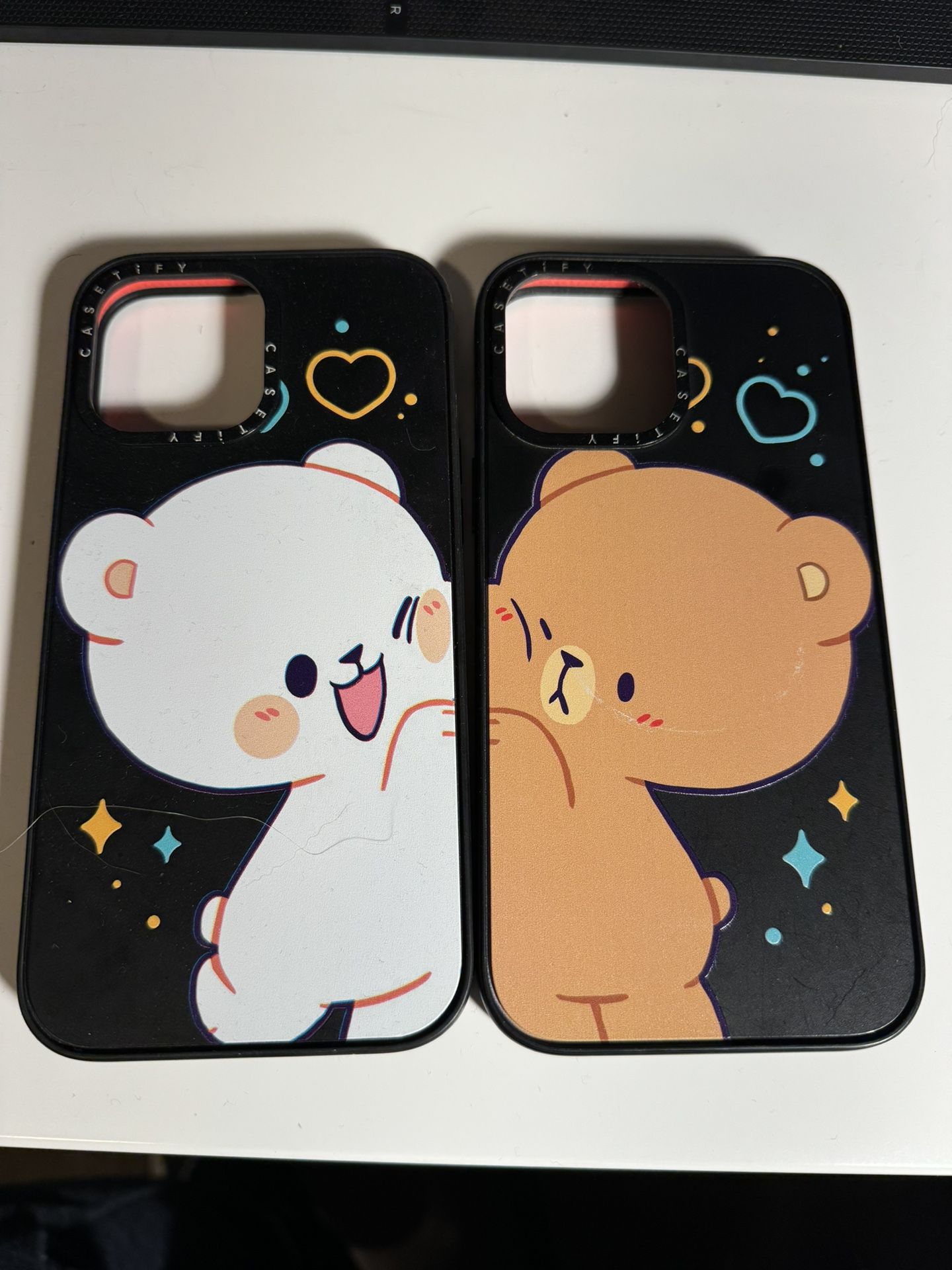 Casetify Iphone 13 Pro Max Milk & Mocha Couple Case