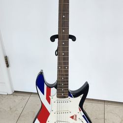 Bass Ale Promotional Guitar Union Jack Graphic