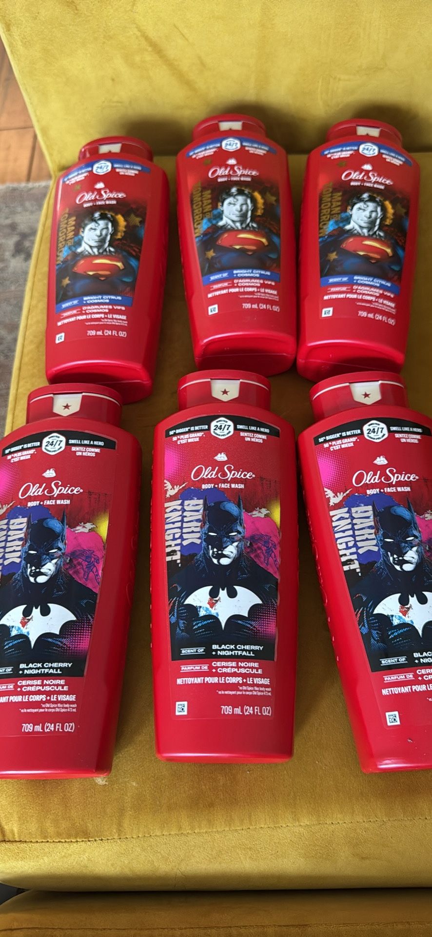 6 Old Spice Bodywashes