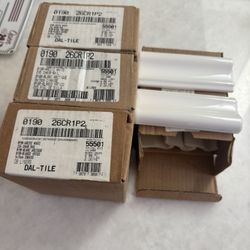 Daltile 2x6” Chair Rail Artic White Tile Dal-tile NIB