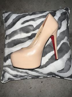 Beige Christian Louboutin Heels