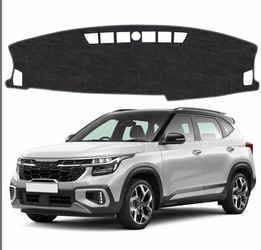 VTVWNM Dash Cover Mat For KIA Seltos 2024 2025 Accessories Non-Slip Dashboard Cover Mat Sunshade UV Rays Protector Interior Accessories(Not Fit HUD, N
