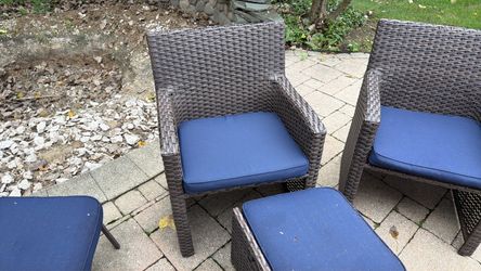 Outdoor Patio Chairs with Cushions