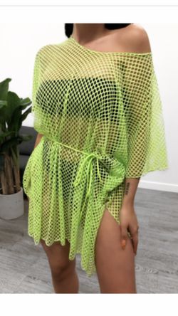 Yellow bikini cover up