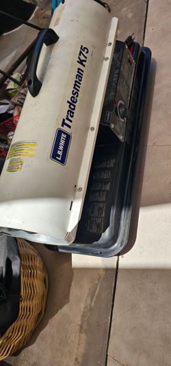 Tradesman k 75 L.B white 75,000 BTU Forced Air Portable  Heater