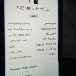 Samsung Galaxy S22 Ultra – Like New 🔥  + Case