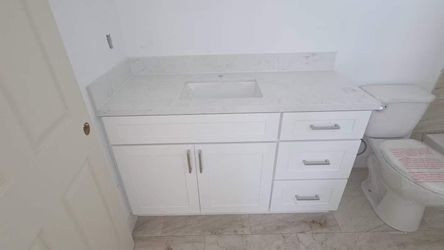 42-inch wood vanity