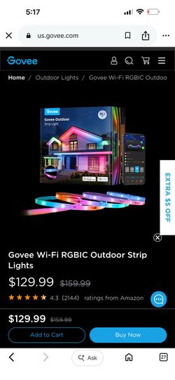 Govee outdoor strip light