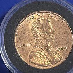 Lincoln Cent 2000 P Wide Am 