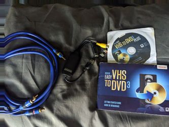 Roxio VHS DVD to Video converter software and equipment