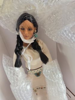 Native American Porcelain Collector Doll