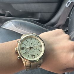 Flynn Stainless Steel Fossil Watch