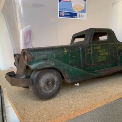 1930'S MARX SIREN POLICE PATROL Car