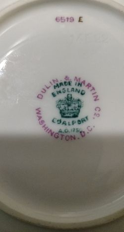DILIN+ MARTIN TEA CUP SAUCERS