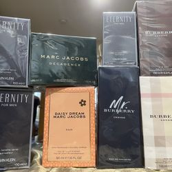 Eternity, Burberry, Marc jacobs