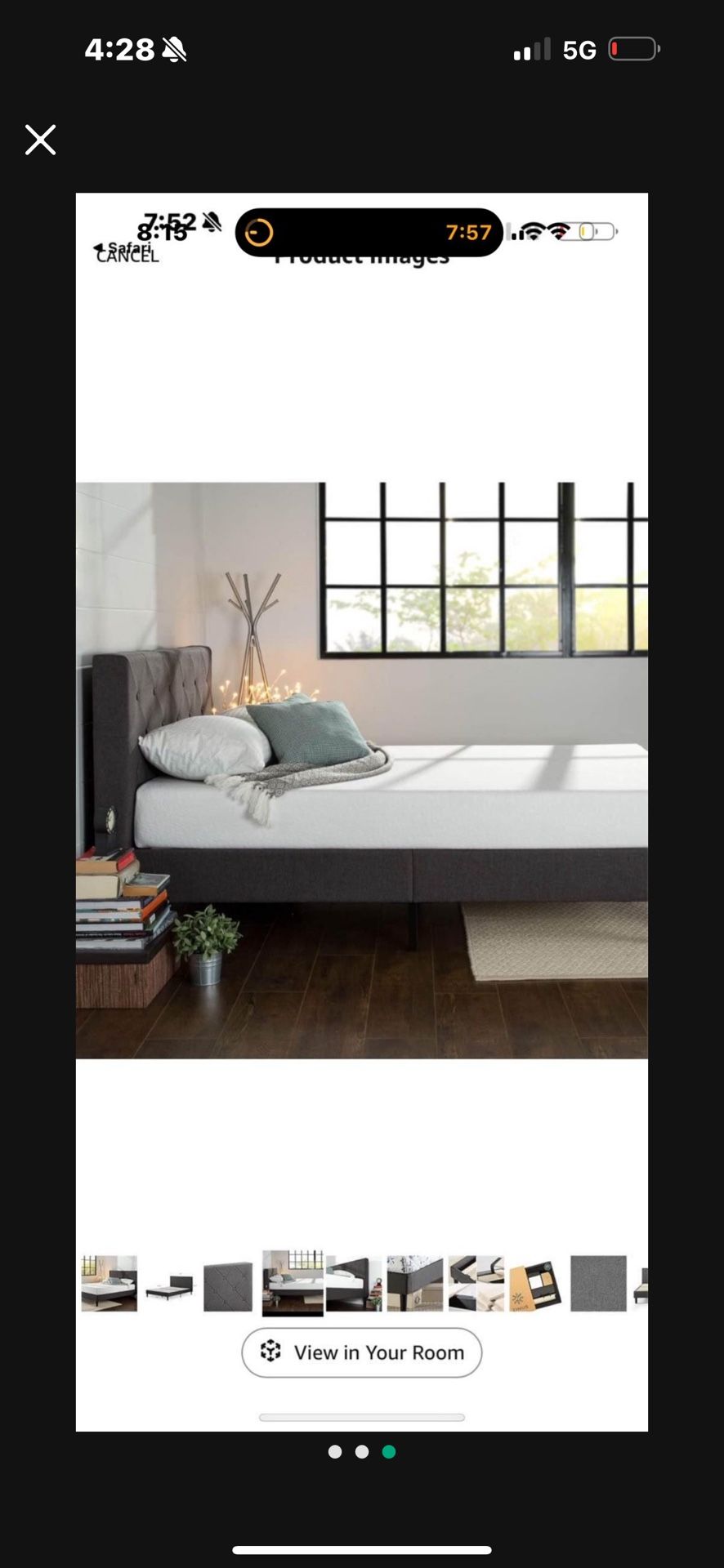 Full size bed frame