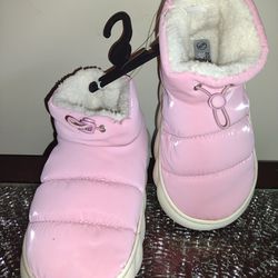 Pink Puff Pillow Boots 