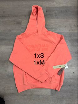 Fear of God Essentials Hoodie Coral