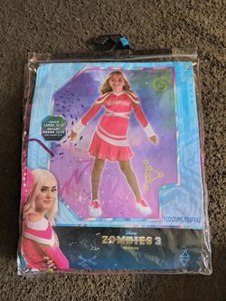Girls Zombies Cheerleading Costume Addison Large 12-14