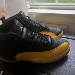 Black And Yellow Jordan 12s