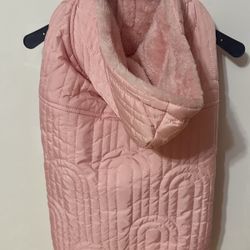 Fleece Lined Jacket For Dogs- XL/ Pink (New)