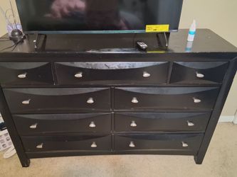 Black dresser