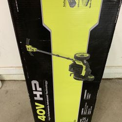 RYOBI 40V HP Brushless 9 in. Cordless Edger with 4.0 Ah Battery and Charger