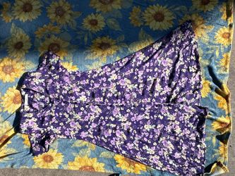 STUNNING Vintage classics purple floral dress!