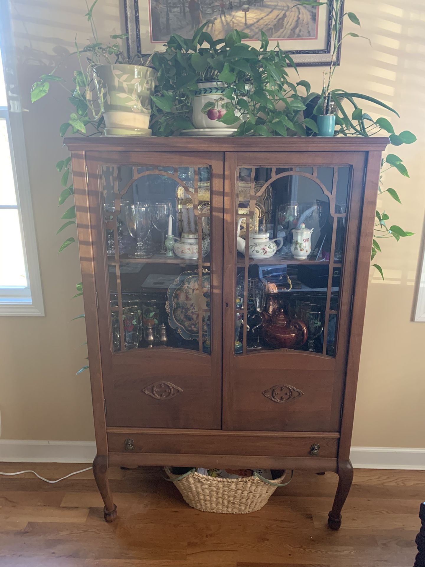 Gorgeous antique china cabinet