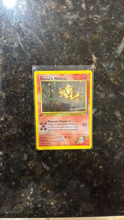 Blaine’s Moltres 1st Edition NM