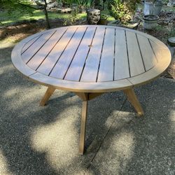 Target Threshold Wooden Outdoor Dining Patio Table