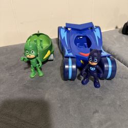 Pj Mask Action Figure And Cars 
